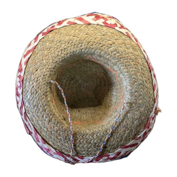 Straw Mexican Sombrero Costume Party Hat Cinco De Mayo - Picture 3 of 3